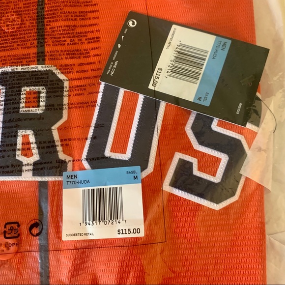 NIKE MLB Houston Astros 2019 Series Jersey *NWT* - Picture 3 of 5
